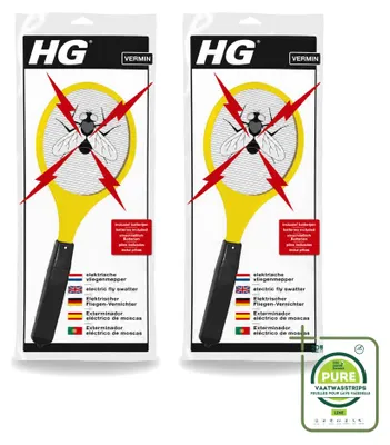 Imagen del producto de 2 x Trampa eléctrica para moscas, incluye pilas - Pack grande - 2 unidades