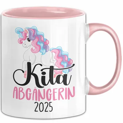 Produktbild von Trendation - Kita Abgängerin 2022 Einschulung Mädchen Geschenk Tasse Schulstart 1. Schultag Schuleinführung Schulanfang Geschenkidee Schulkind (Rosa)