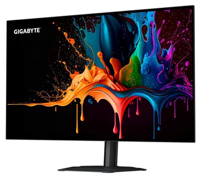 Produktbild von Gigabyte MO27Q28G OLED Gaming Monitor Flat, 67,3 cm (27"), 2.560 x 1.440 QHD, 0,03 ms, neig/schwenk/höhenvers.,Pivot, HDMI, DP, USB, Speaker