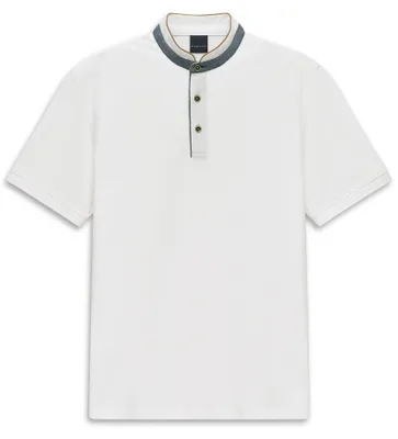 Produktbild von Bugatti Herren Halbarm-Polohemd aus 100% Baumwolle, atmungsaktiv und hautfreundlich