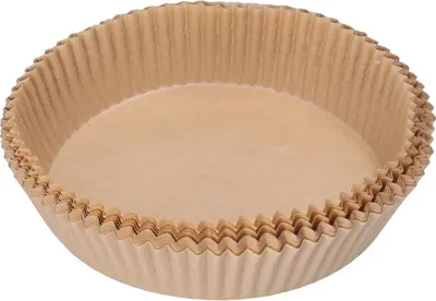 Productafbeelding van 50 papieren bakjes voor heteluchtfriteuses/airfryers