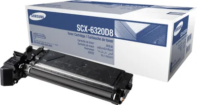 Produktbild von Samsung SCX-6320D8 Toner Schwarz, 8000 Seiten, Schwarz, 1 Stück(e)