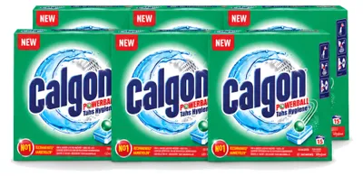 Zdjęcie produktu dla 6 tabletek do czyszczenia pralki Calgon – ochrona przed osadem wapiennym – opakowanie ekonomiczne – 6 sztuk
