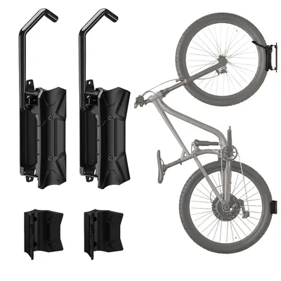 Produktbild von 2x Maclean Fahrradhalterung / Wandhalterung, max. Belastbarkeit 35 kg Neigungswinkel einstellbar Stahl MC-171