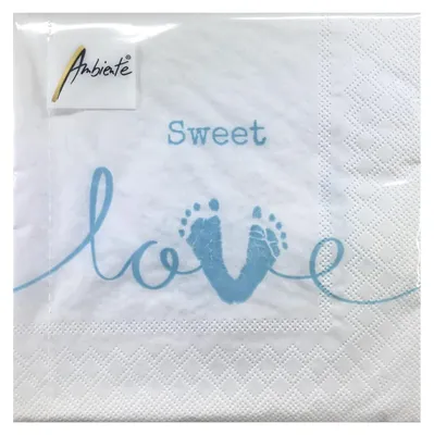 Papierservietten 33x33 cm 3-lagig 20 Stück Mehrfarbig