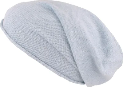 Kopka unifarbene Beanie aus 100% Baumwolle in blau
