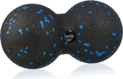 Produktbild von Gymtek® Duoball Massageball Faszienball Lacrosse Ball - 16 x 8 cm - Selbstmassage Ball, Triggerpunkt Massagegerät, Physiotherapie, Nackenschmerzen