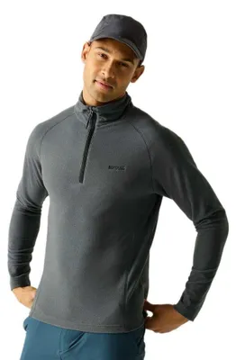 Imagen del producto de REGATTA RMA212 MONTES M. Chaqueta de microforro polar para hombre, cremallera frontal, color gris oscuro, talla XL