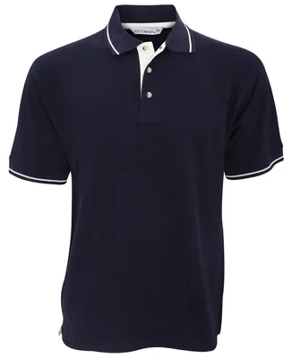 Produktbild von Kustom Kit St.Mellion Herren Polo-Shirt, Kurzarm FK449 (XL) (Marineblau/Weiß)