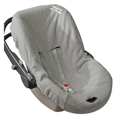 Produktbild von Babyschalenbezug Autositzbezug - Frottee - Grau - Für alle Babyschalen