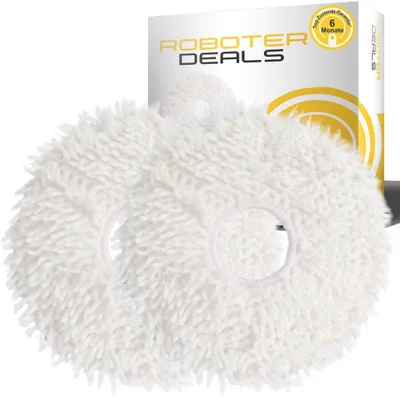 Image de Coussin en microfibre, chiffon de nettoyage, serpillière (lot de 2) pour Eureka J12 Ultra