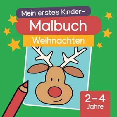 Obrázek produktu pro Mein erstes Kinder-Malbuch: Weihnachten
