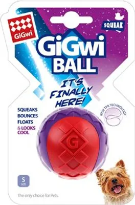 Obrázek produktu pro Hračka pes GiGwi Ball míček S červeno/purpurový