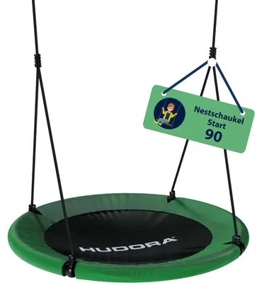 Productafbeelding van HUDORA verstelbare hangschommel "Start 90", groen, 90 cm