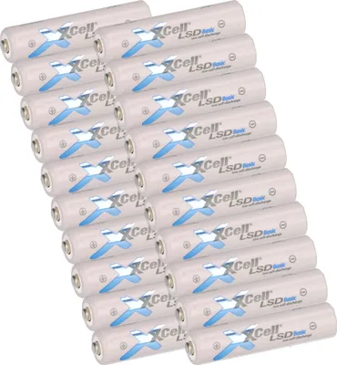 Produktbild von 20x XCell Micro AAA Akku LSD Basic Ni-Mh 1,2V 800mAh low self discharge Akku