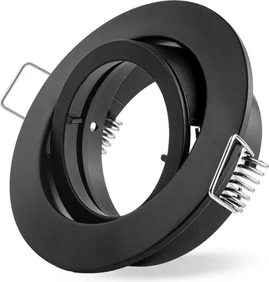 Produktbild von Einbaustrahler Schwarz schwenkbar 68mm max. 50W Bajonettverschluss