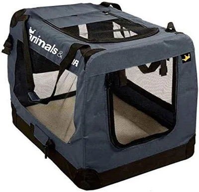 Produktbild von Famanu Reisetasche und Transportbox für Hund und Katze - 60x45x42 cm
