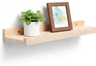 Immagine prodotto di Mensole sospese a parete - Scaffale in legno moderno - 40 x 10,7 cm