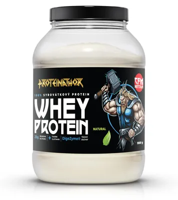 Obrázek produktu pro Proteinathor WPC80 Syrovátkový Protein CFM | 80 % Bílkovin + Digezyme | Natural | 1000 g