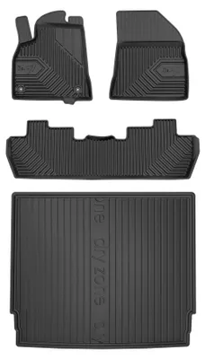 Obrázok produktu pre Autokoberce 3D TPE + vaňa kufra DryZone pre: Peugeot 5008 I 2009-2017 minivan 4 ks