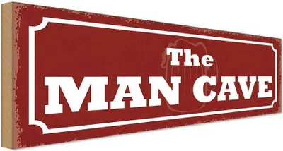 Produktbild von vianmo Holzschild 10x27 cm thze man cave Männer Bier Frauen