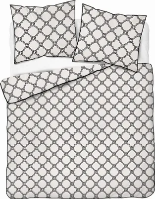 Produktbild von Bettwäsche, Perkalbettwäsche, mit Paspel, elegant 200x220 5592a Schwarz und Weiß