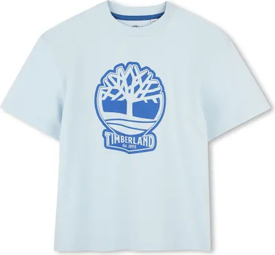 Image de T-shirt à manches courtes Timberland, modèle T60422, couleur bleu, taille 12 ans, couleur bleu, taille 12 ans