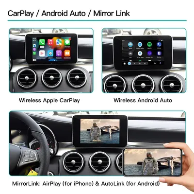 Productafbeelding van Draadloze CarPlay- en Android Auto-module, compatibel met NTG 5.0/5.1, eenvoudige installatie. Geschikt voor NTG 5.0