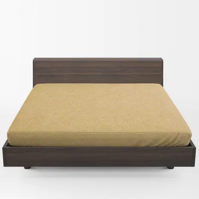 Produktbild von Bettlaken - Spannbettlaken mit Gummizug - 200x220 cm - Frottee - 200g/m2 - Beige - Hochwertiges