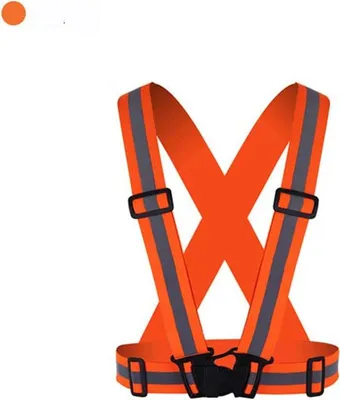 Produktbild von Warnweste Motorrad Reflektor Sicherheitsweste Unfallweste Sport Leuchtweste Neon