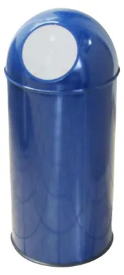 Produktbild von Mülleimer Abfalleimer Papierkorb Abfallbehälter Müllbehälter PUSH-Double 30Liter Blau