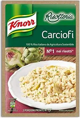 Produktbild von Knorr Risotto carciofi Reis Artischocken 175g 100% italienisch Fertiggerichte
