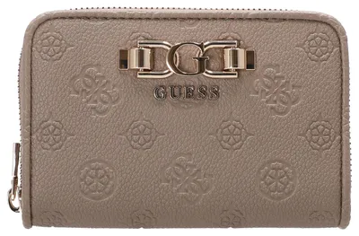 Obrázek produktu pro Guess Anise SLG Medium Zip – peněženka 4cc 14 cm (tmavě šedohnědá s logem)