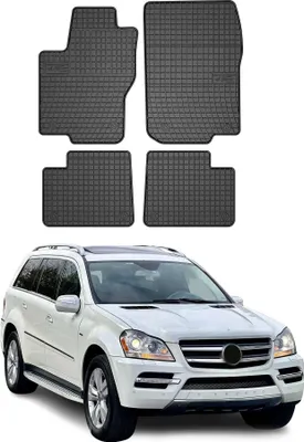 Obrázok produktu pre 2012-2015 Mercedes triedy GL X166 Podlahové rohože gumové čierne 4 ks