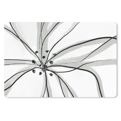 Produktbild von MuchoWow® Schreibtischunterlage Blumen - Abstrakt - Design 60x40 cm - XXL Mauspad - Großes Mauspad