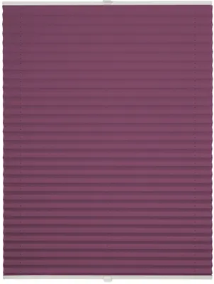 Produktbild von Plissee Klemmfix verspannt ohne Bohren Premium Farbe: Lila, Größe: 95x130 cm