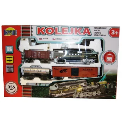 Produktbild von Kolejka Średnia 355 cm +3 wagony