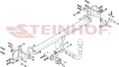 Produktbild von Z547084 Anhängerkupplung passend für MERCEDES A 205 2016-12/2023 starr