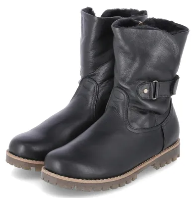 Produktbild von Andrea Conti Damen Stiefeletten Schwarz Glattleder Größe: 43