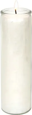 Produktbild von Kerze Stearin weiß unparfümiert -- 21x6.5 cm