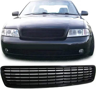 Produktbild von Sport Grill Kühlergrill ohne Emblem Schwarz passend für Audi A4 B5 94-00