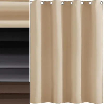 Obrázok produktu pre Záclona zatemňovacia, 1 kus, 90 x 235 cm, krémová farba, s tepelnoizolačnými vlastnosťami, možnosť prania