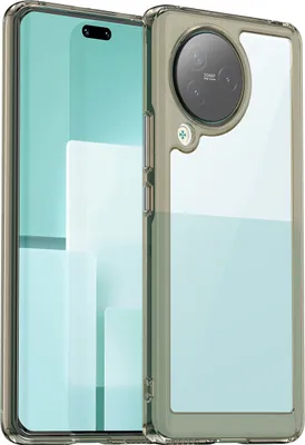 Produktbild von Schutzhülle für Xiaomi Civi 3 Klar Rückseite Stoßfeste TPU Silikon Bumper Hülle Grau