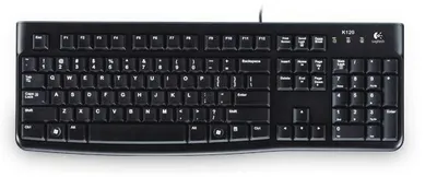 Productafbeelding van Logitech toetsenbord K120 voor zakelijk gebruik, met kabel, USB, QWERTZ, zwart