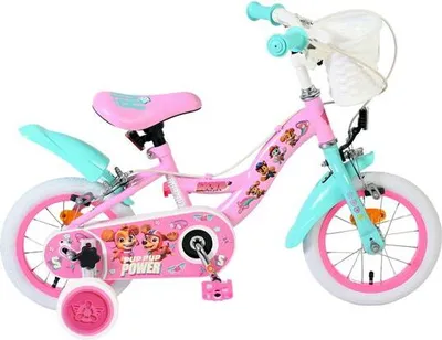Produktbild von Paw Patrol Kinderfahrrad - Mädchen - 12 Zoll - Rosa - Zwei Handbremsen