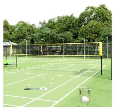 Produktbild von Badmintonnetz mit Tragetasche, geeignet für Garten, Strand und Sport