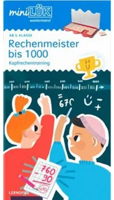 Obrázok produktu pre miniLÜK. 3. Klasse - Mathematik Rechenmeister bis 1000