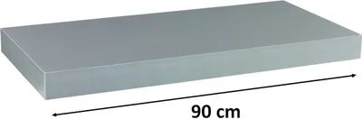 Obrázek produktu pro Stilista nástěnná police Volato, 90 cm, stříbrná