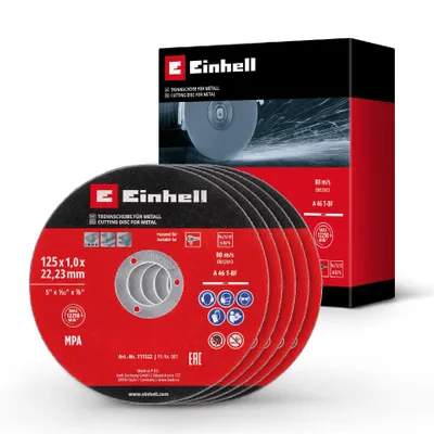 Produktbild von Einhell 5-tlg. Dünntrennscheiben für Metall, Ø 125 x 1 mm