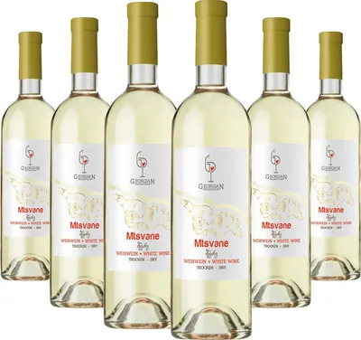 Obrázok produktu pre Vínný balíček Mtsvane od Georgian Production, suché biele víno.